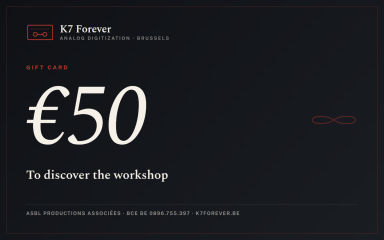 K7 Forever gift card visual €50